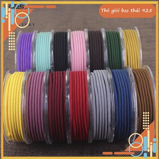 [Sản phẩm HOT] Cuộn dây vải dù 3mm, dây cao cấp làm vòng Paracord dài 4m