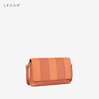 Túi Nữ Da Thật LECAS Đeo Chéo,Có Nắp Cỡ Nhỡ HOPE