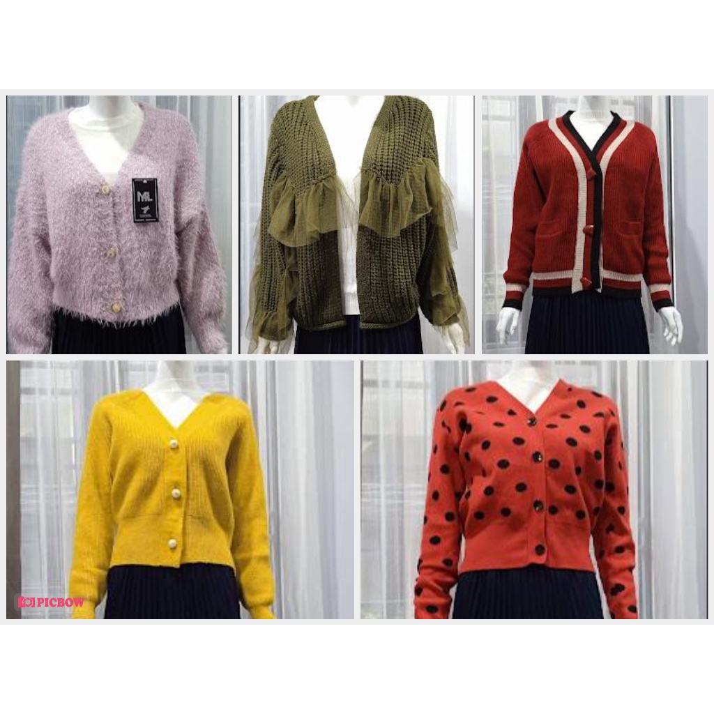 (XẢ) Áo khoác cardigan si tuyển nhiều màu nhiều mẫu (ảnh thật)