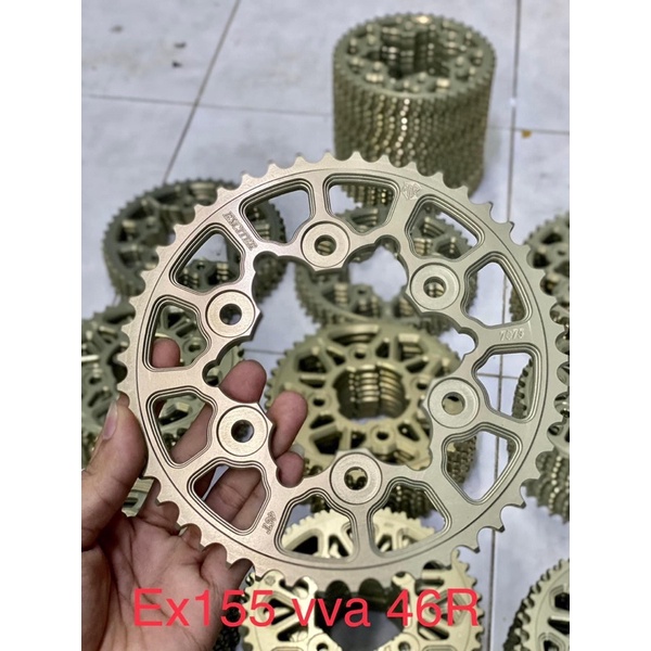 Dĩa nhôm 7075 siêu cứng ex135 / ex 150/ raider/satria/winner,...