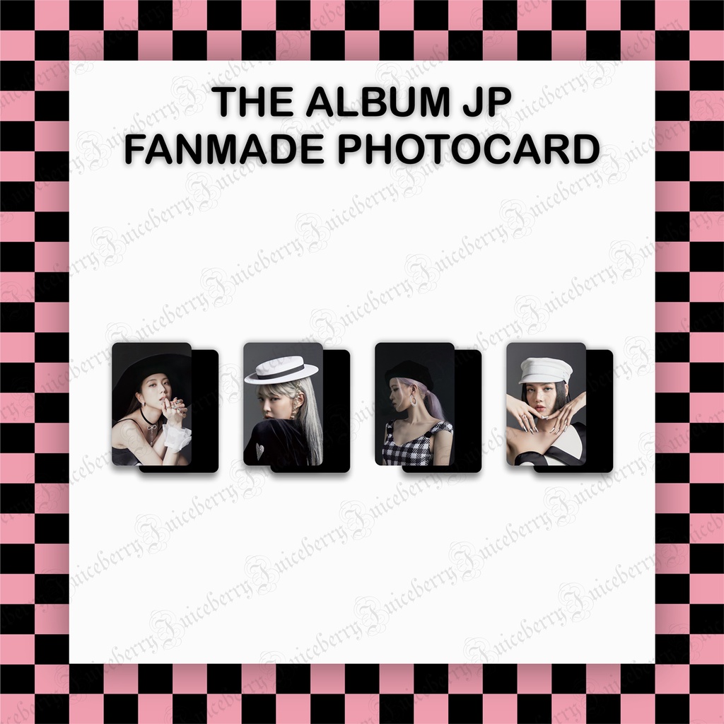 Bộ ảnh photocard fanmade BLACKPINK The Album JP E91