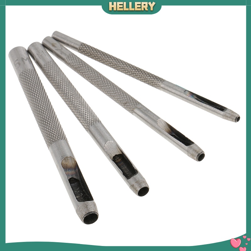 Bộ 4 Dụng Cụ Đục Lỗ Thắt Lưng Da 2 / 3 / 4 / 5mm