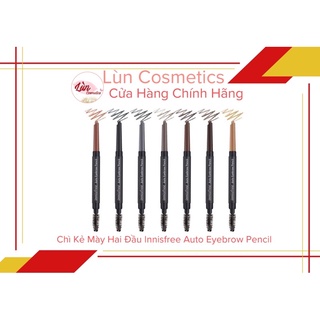 [Mẫu mới 2019]Chì Kẻ Mày Hai Đầu Innisfree Auto Eyebrow Pencil