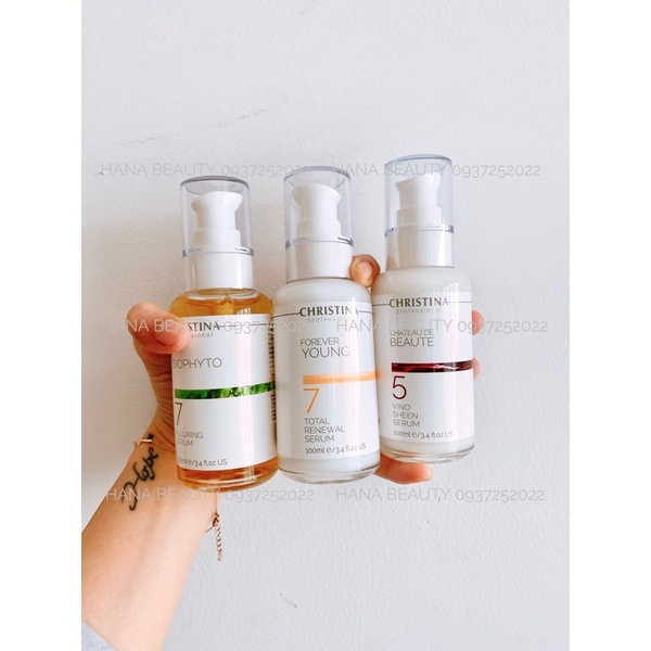 Siêu Serum Christina trắng da mờ thâm xạm nám , trẻ hoá da