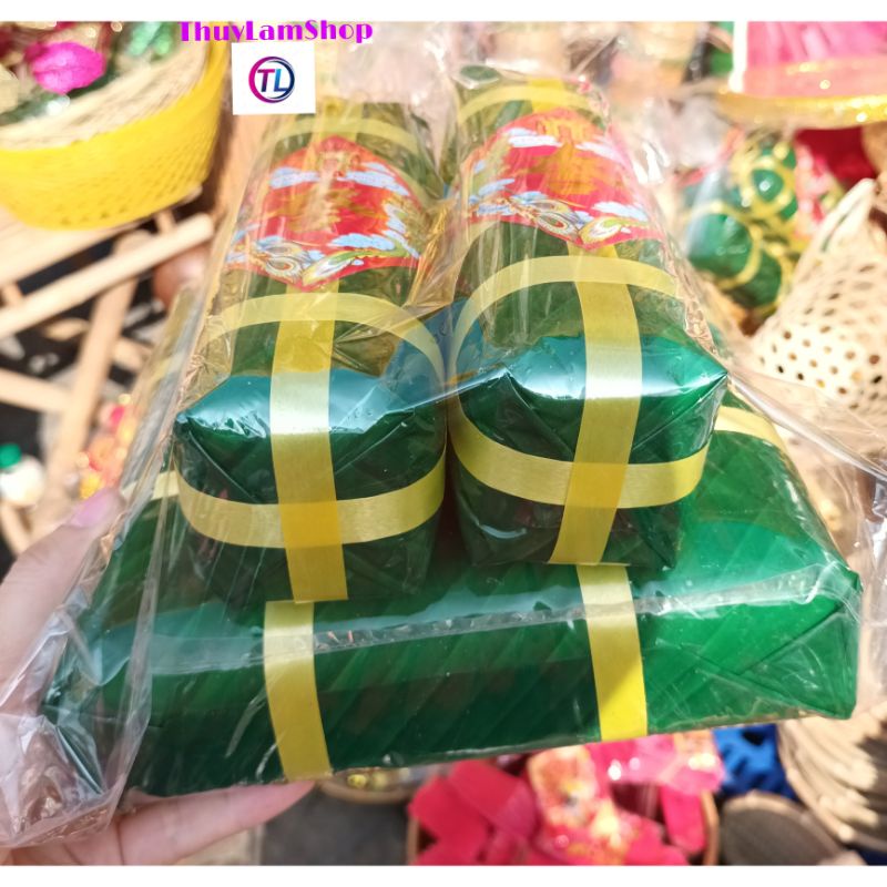 Set bánh trưng bánh tày trang trí lễ tết