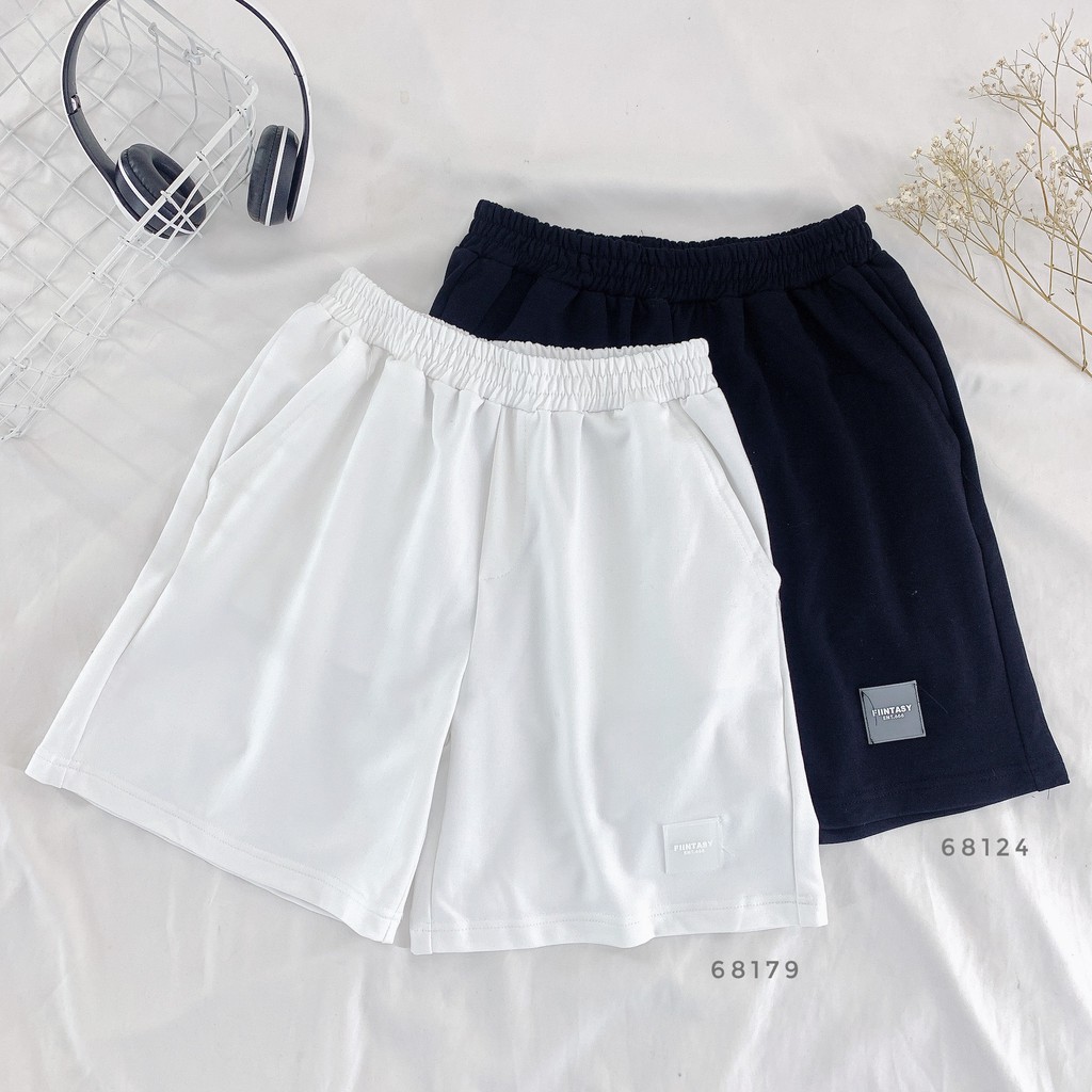 Quần short thun nữ basic ống rộng ulzzang - Made by Toneontone TOT | BigBuy360 - bigbuy360.vn