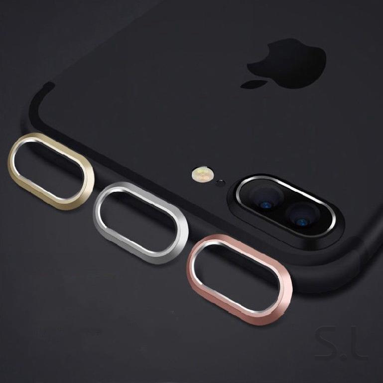 SL For iPhone X 7 8 Plus Rear Back Protector Camera Protective Lens Case Ring Cover