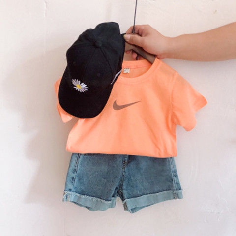 Ins❦ Áo Thun Cotton Mỏng Ngắn Tay Thiết Kế Đơn Giản Thời Trang Mùa Hè Hàn Quốc Mới Cho Trẻ Em