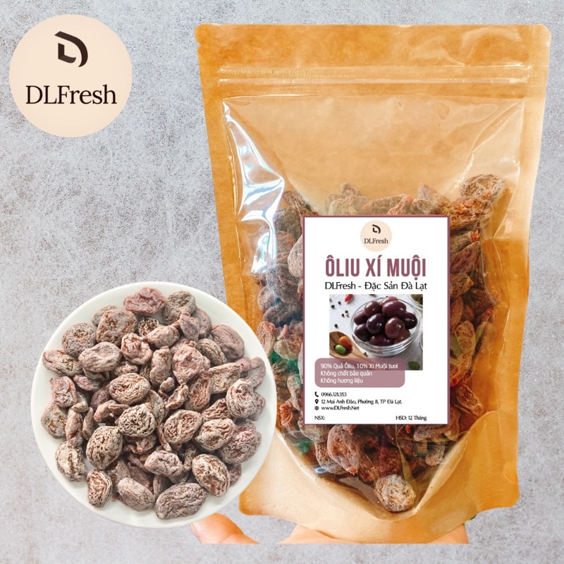 Ôliu Xí Muội DLFresh Xí Muội Không Hạt Đặc Biệt Túi 500gr