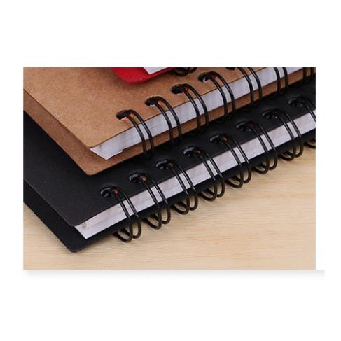 Sổ ghi chép MILASO sổ tay tặng kèm giấy note ghi chú và bút đa năng tiện dụng SN-001378