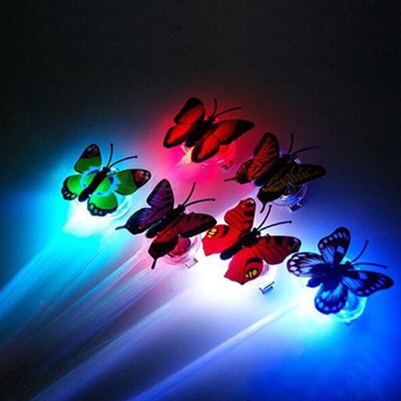 Đèn Led HÌNH BƯỚM 3D Dán Tường Trang Trí - Đèn Ngủ Bướm Phát Sáng Đổi Màu E711