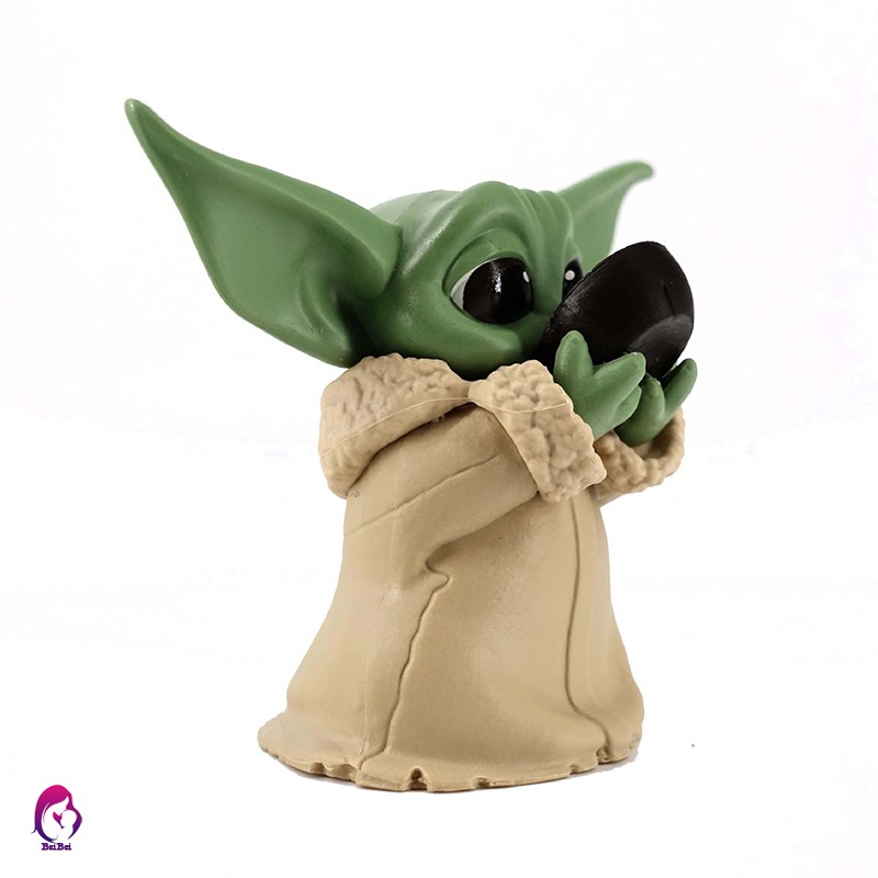 Set 5 Mô Hình Nhân Vật Baby Yoda Trong Phim Star Wars 4