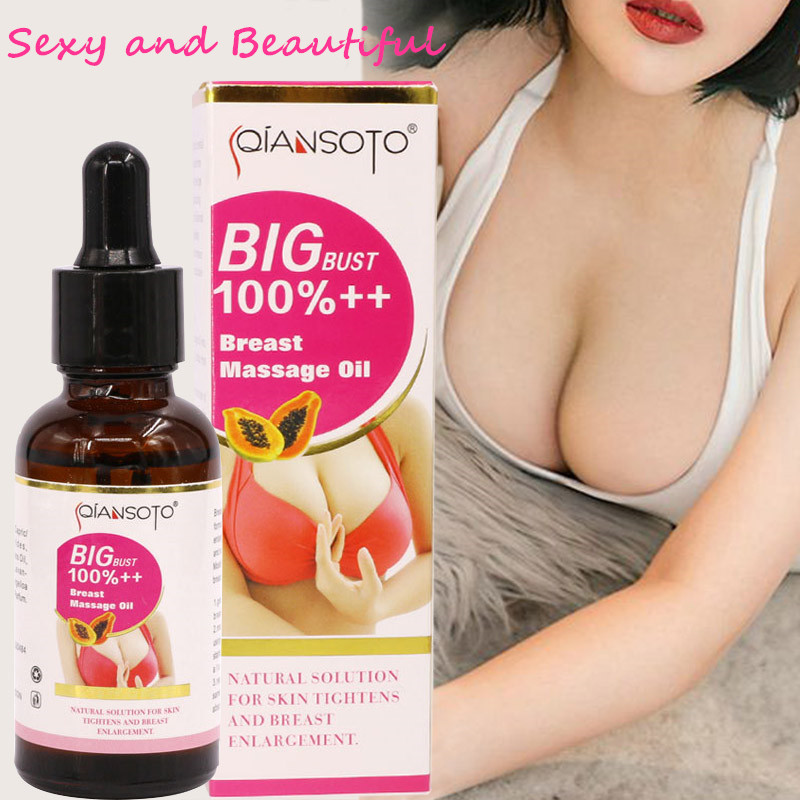 100% QIANSOTO Original Enhance Breast Oil Care Enhance Breast Cream Enlargement Boobs Firming Postpart Breast Enlargement Cream 40ML