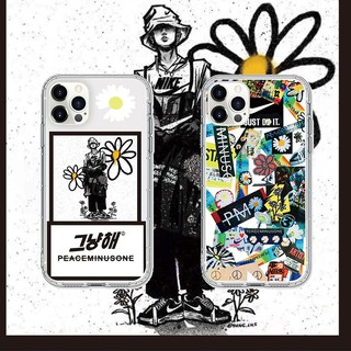 Graffiti daisy ốp lưng iphone 12 13 pro max soft case gd iphone 11 pro max cover iphone x xr xsmax 7 8 plus se 2020