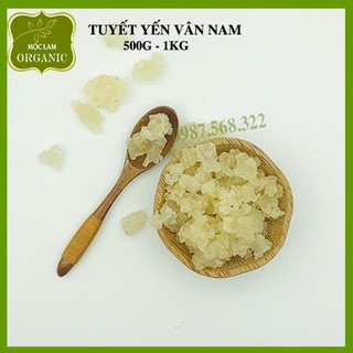 Tuyết yến vân nam kéo sợi mộc lam túi zíp 500g - 1kg