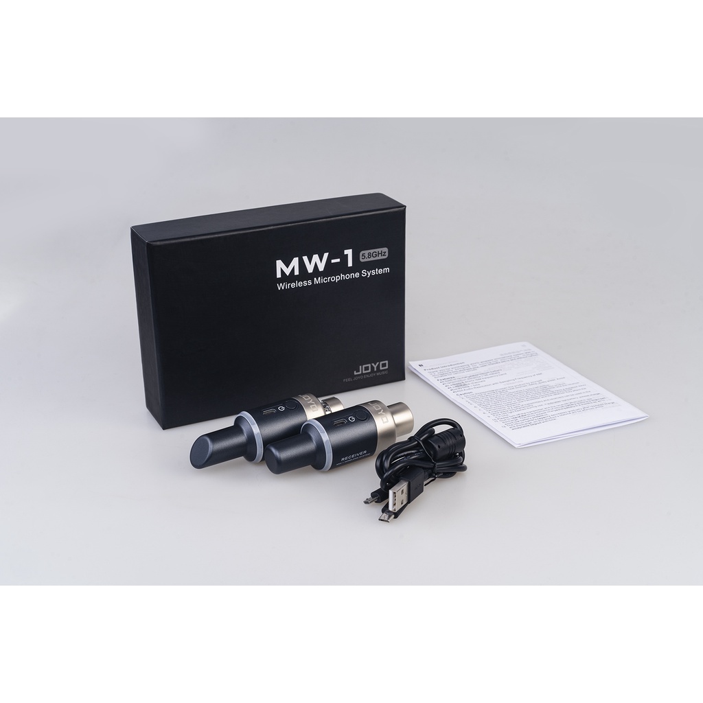 [Chính hãng] JOYO MW-1 - Hệ thống thu phát tín hiệu micro không dây JOYO 5.8ghz XLR ( Microphone wireless system )