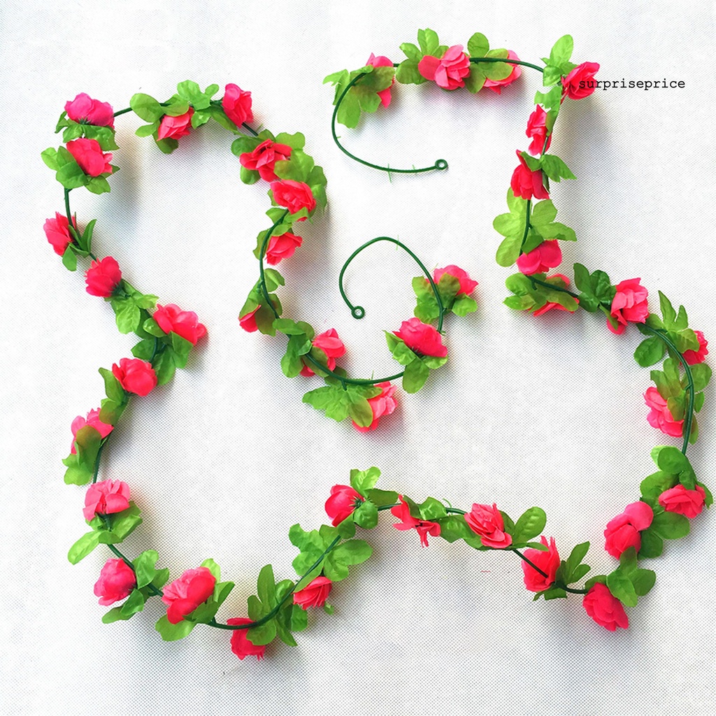 Dây leo hoa hồng nhân tạo bằng nhựa trang trí tiện dụng chất lượng cao