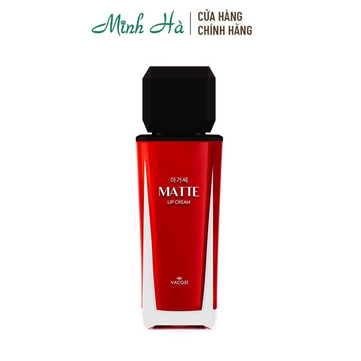 Son kem mịn lì Vacosi Natural Studio Matte Lip Cream