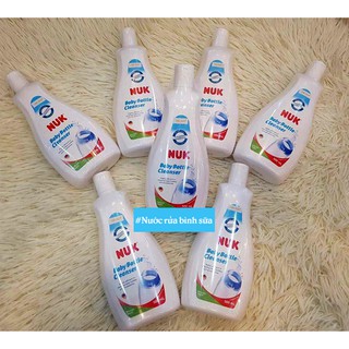 Nước rửa bình sữa Nuk dạng chai