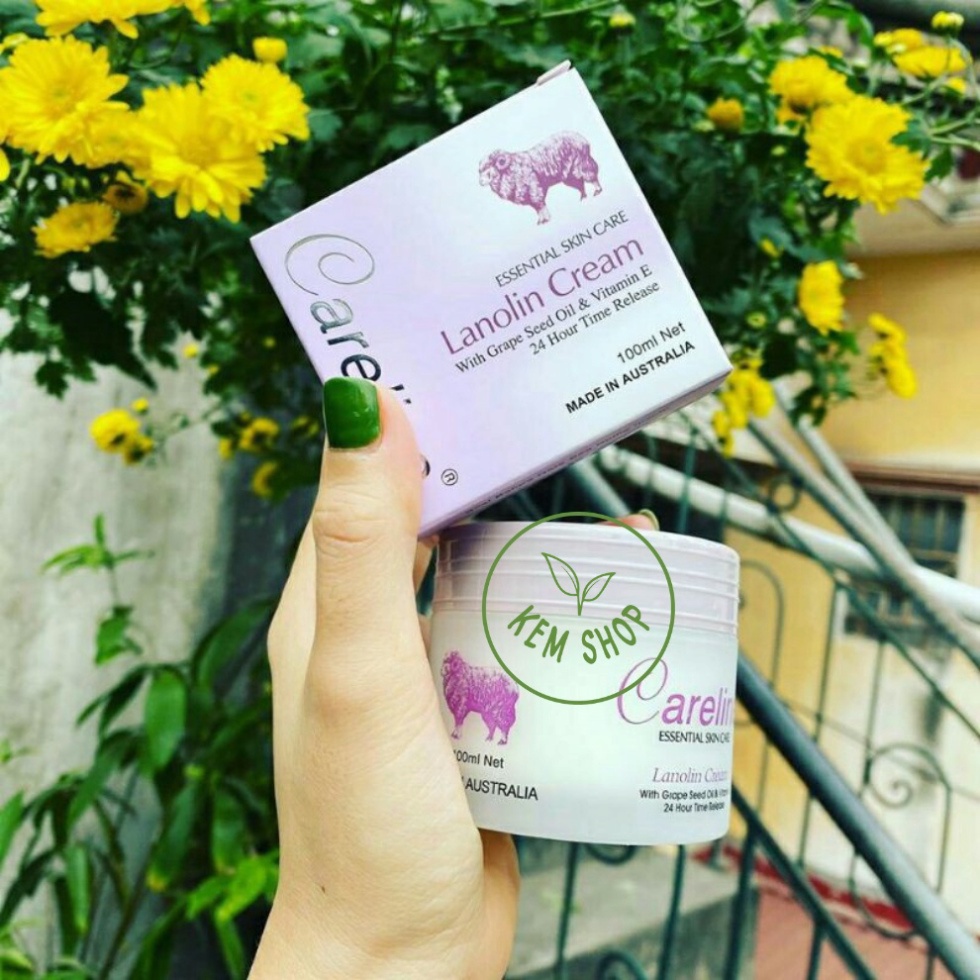 [Cam kết Chính hãng] Kem mỡ cừu (tím)/nhau thai cừu (cam) Careline Lanolin/Placenta Cream, Úc (100ml)