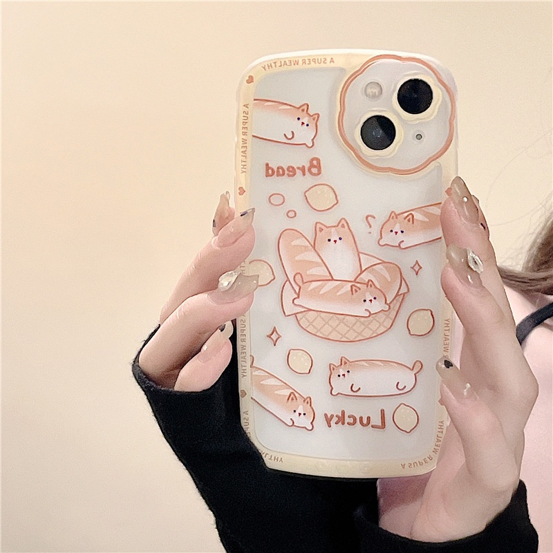 Ốp lưng iphone Ốp Điện Thoại Họa Tiết Hoa Và Mèo Hoạt Hình Cho iPhone 12 / 13Pro 11 Xr Xs 7 / 8PLUS Dinuo case