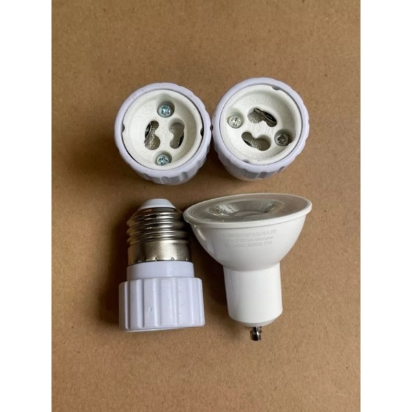 Combo 5 Bộ Chuyển Đổi E27 Sang Gu10. Phụ Kiện Chuyên Dụng Cho Đèn Chiếu Điểm.