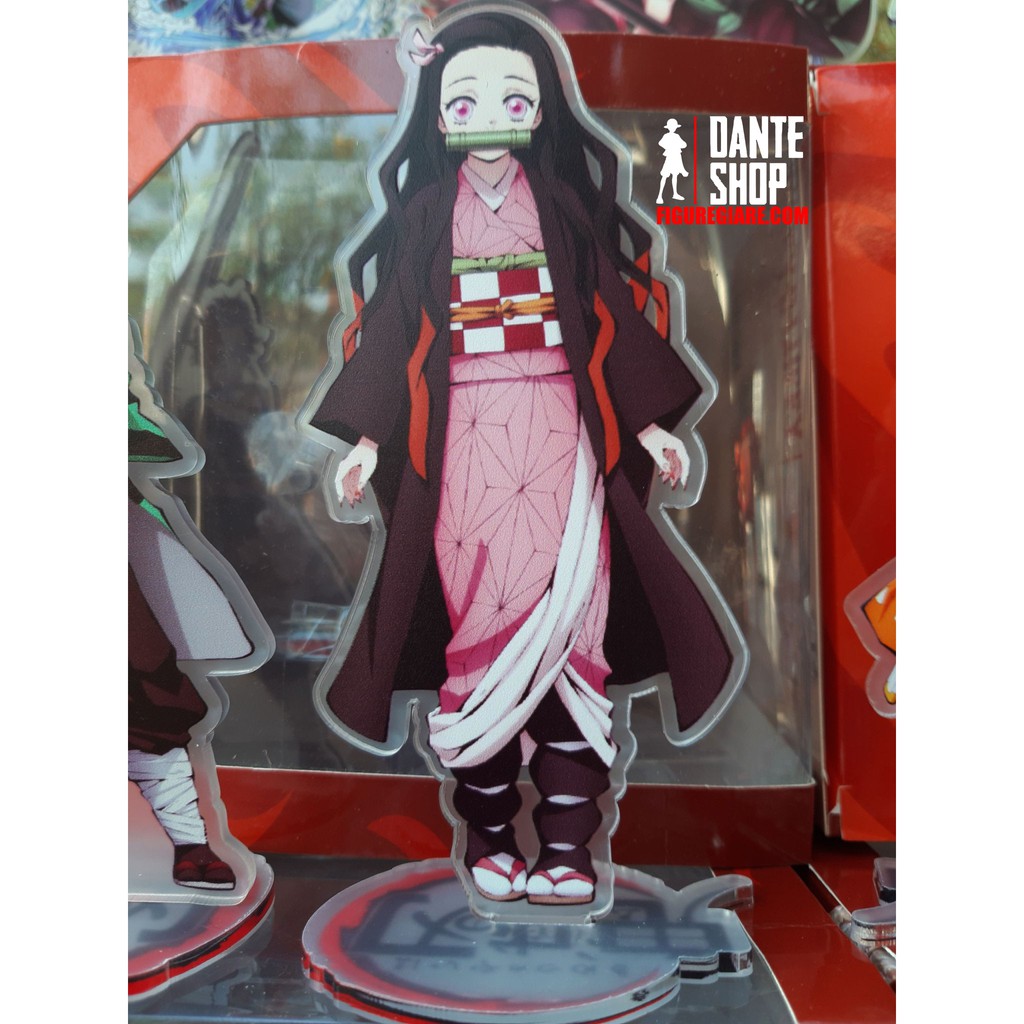 Mô Hình Standee Acrylic Anime Kimetsu no Yaiba Nhân Vật Figure Tanjirou, Zenitsu, Inosuke, Nezuko (15cm)