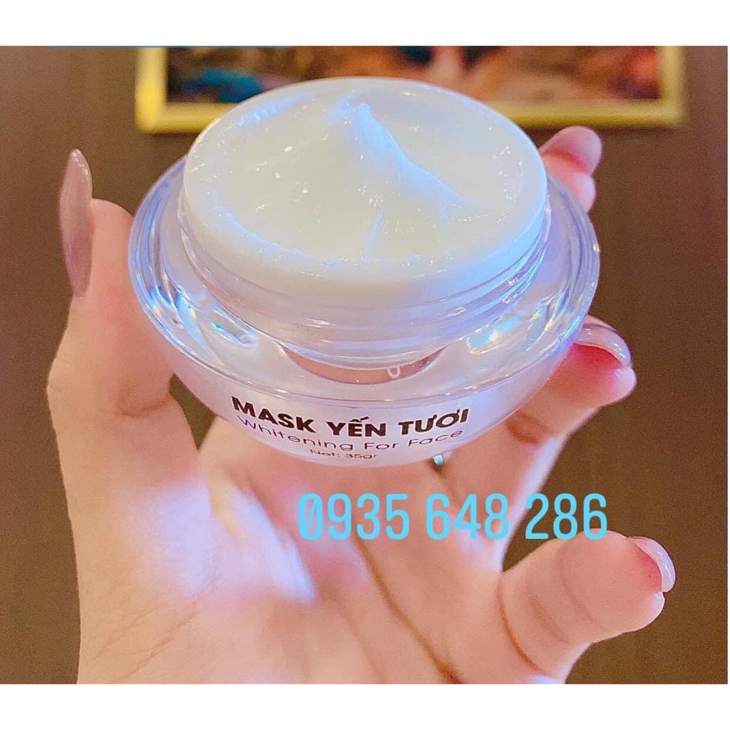 [Chính Hãng] Ủ Trắng Da Mặt tinh chất yến tươi, làm trắng da, căng bóng, se khít lỗ chân lông, mềm mịn làm đều màu da | BigBuy360 - bigbuy360.vn