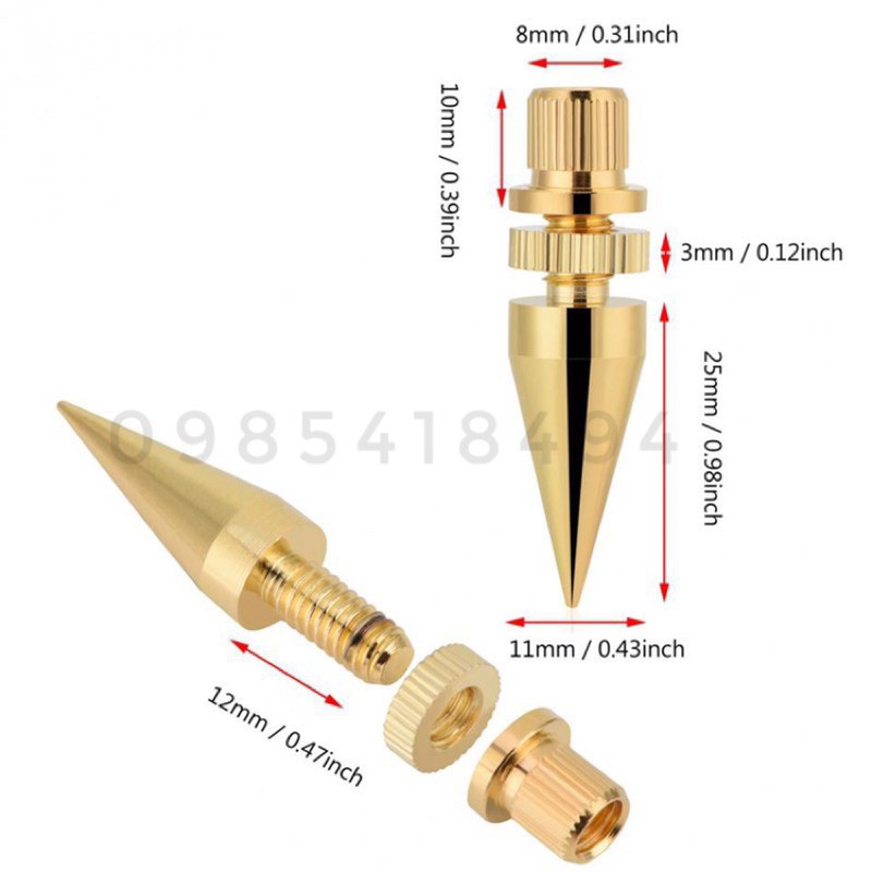 Bộ 4 chiếc chân đinh chén hứng chống rung cho loa