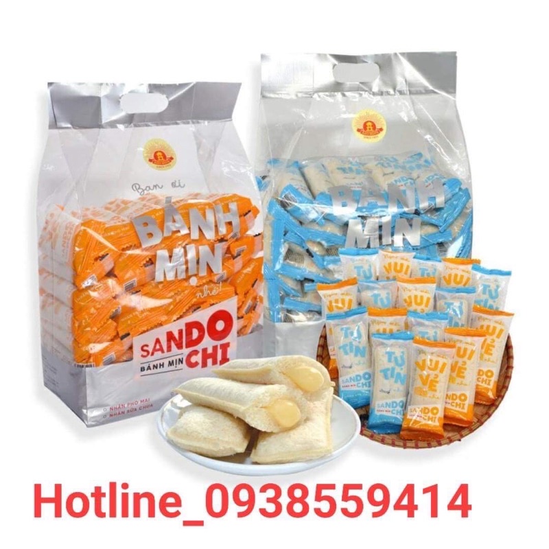 🍀Bánh Mịn Yogurt sandochi 🥞🥞Phomai +Sữa Chua