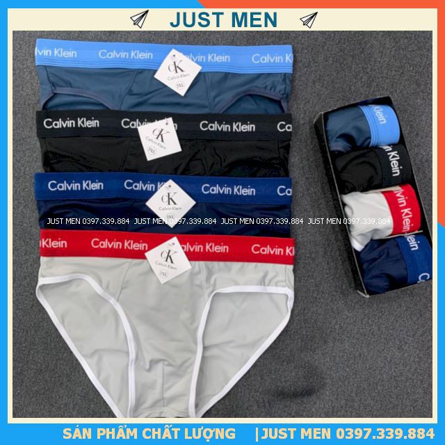Quần sịp nam cao cấp, đồ lót nam tam giác chuẩn đẹp chính phẩm thoáng mát mềm mịn màu sắc hiện đại | Justmen