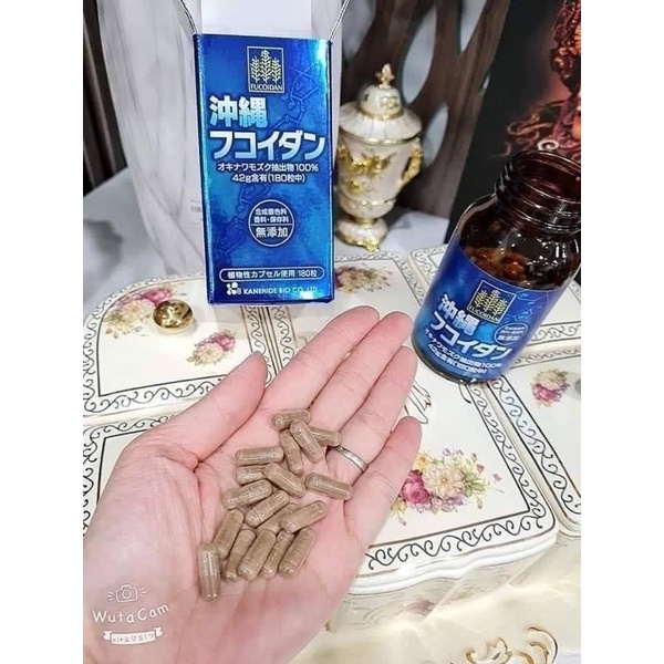 Viên uống tảo Okinawa FUKOIDAN xanh 180 viên-[Hàng Nhật Nội Địa]