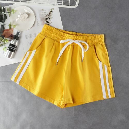 Quần Short Thun Nữ 2 Sọc⚡ GIÁ RẺ⚡ Quần Đùi Nữ Thun Co Dãn,Thấm Hút Mồ Hôi Tốt Dvin_fashion | BigBuy360 - bigbuy360.vn