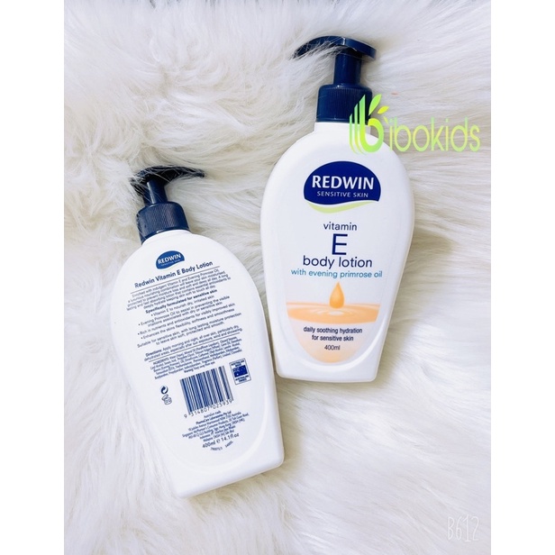 Dưỡng thể Redwin vitamin_E body_lotion chai to 400ml có vòi