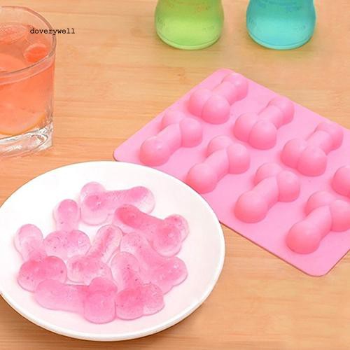 Khuôn Silicone làm bánh / sô cô la trang trí tạo hình dương vật độc đáo