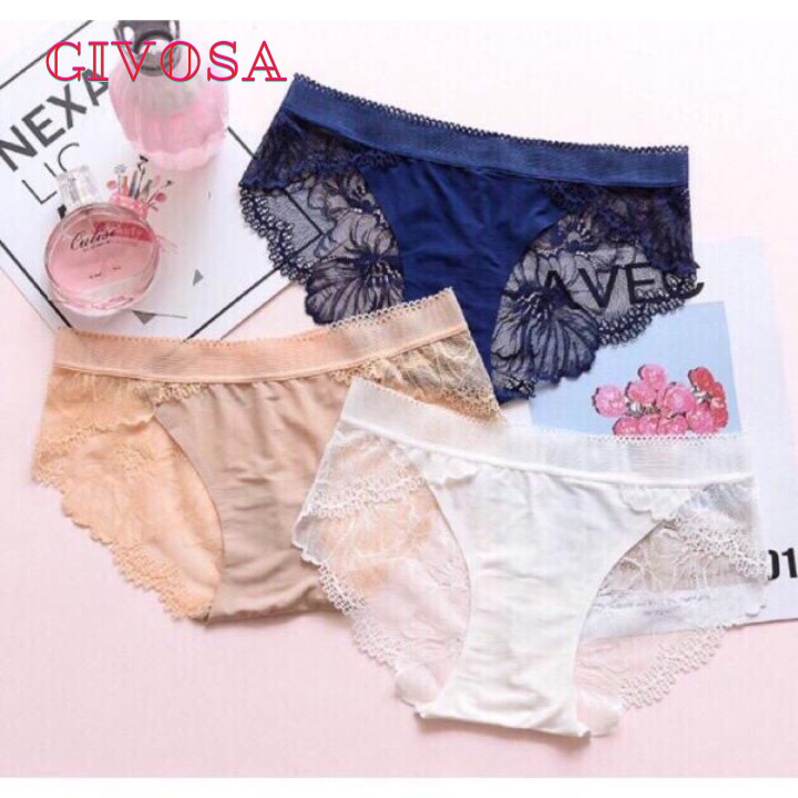 [Mã WASTUP24 giảm 10K đơn 50K] Quần Lót Mềm Giấu Đường May Phối Ren Cho Nữ | BigBuy360 - bigbuy360.vn