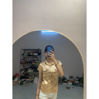 Sơ Mi💥𝑭𝑹𝑬𝑬𝑺𝑯𝑰𝑷💥Sơ Mi Tay Ngắn Phi Lụa Họa tiết ,LY STORE