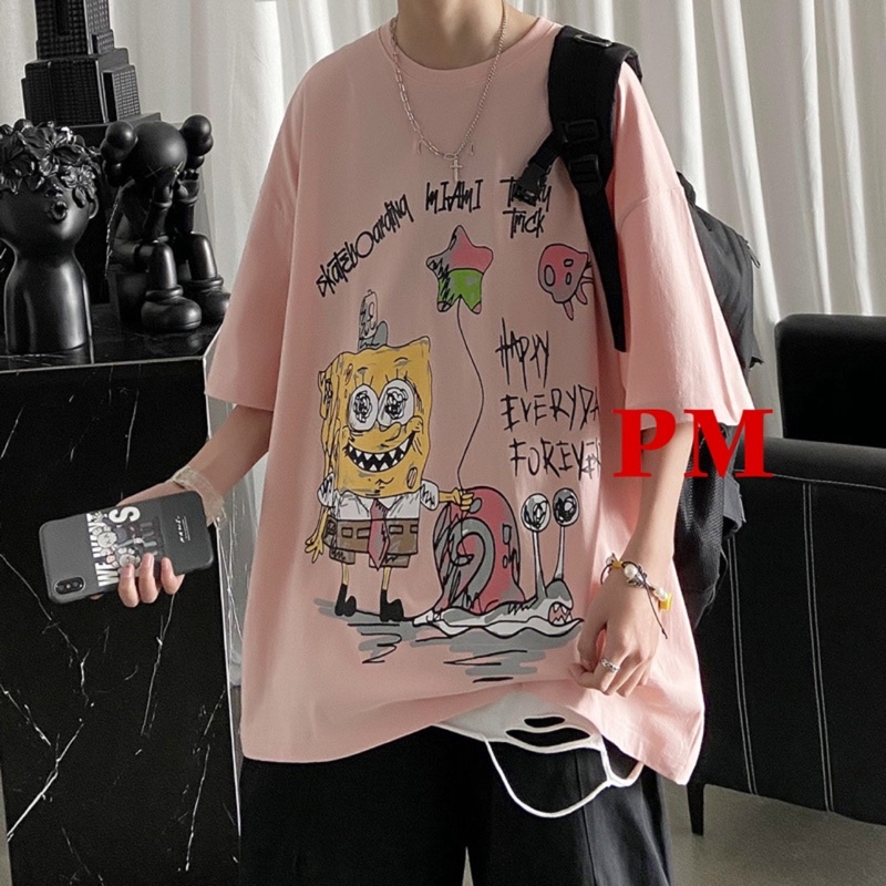 Áo phông mặt vuông cười PM11