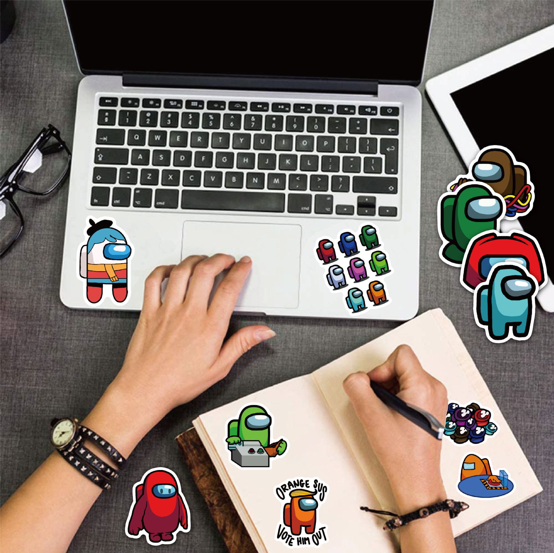 Sticker Dán Trang Trí Laptop Ván Trượt / Tủ Lạnh Diy