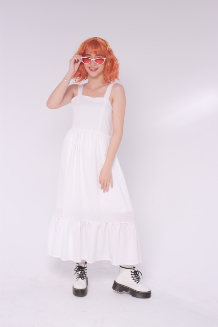 [Mã FAGREEN1505 giảm tới 30K đơn 99K] VÁY ĐI BIỂN - BORDER DRESS - VÁY NƠ LƯNG SAU | BigBuy360 - bigbuy360.vn