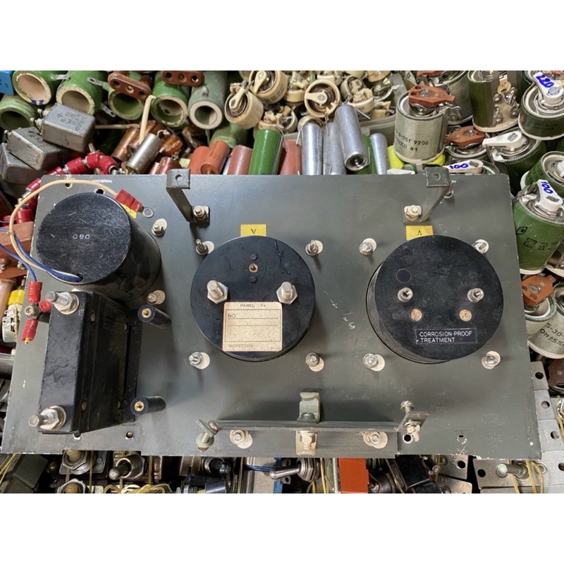 Bảng đồng hồ Vôn Ampe dã máy quân sự 0 - 125v