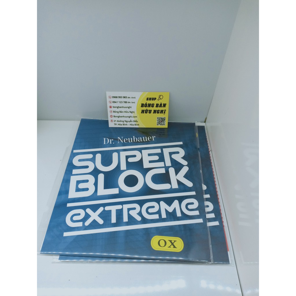 Mặt Vợt Bóng Bàn Dr.Neubauer SuperBLock Extreme Chuyên Gia Phản Xoáy