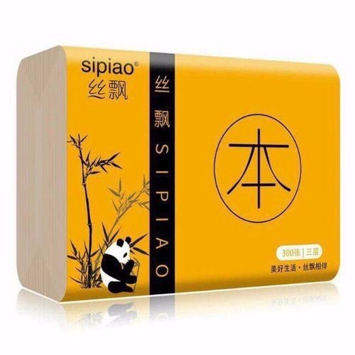 [HCM]  KHĂN GIẤY GẤU TRÚC SIPIAO 1 gói 300 tờ