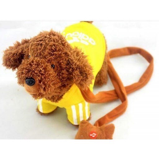 [ MÃ 522ĐCTEGR giảm 10% cho đơn 500K ] Chó Bông Chạy Pin Siêu Cute Nhiều Màu Biết Hát Biết Đi Lắc Mông Cho Bé Yêu