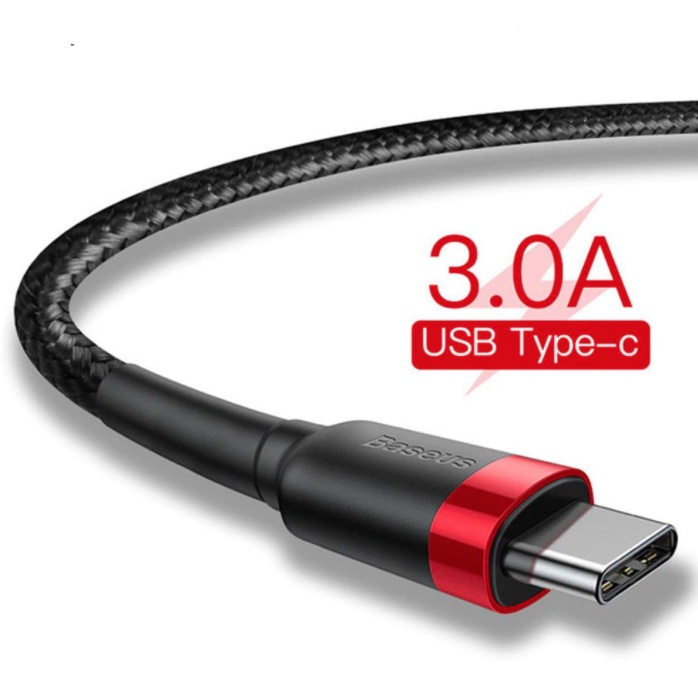 Cáp sạc nhanh, truyền dữ liệu tốc độ cao Baseus Cafule Type C (Sạc nhanh Quick charge 3.0, Siêu bền)
