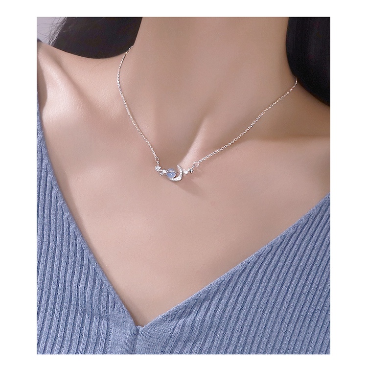 Dây chuyền YeYi kiểu mặt trăng và ngôi sao thời trang cho nữ