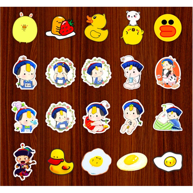 Pin Stick cài balo, túi xách cương thi dễ thương