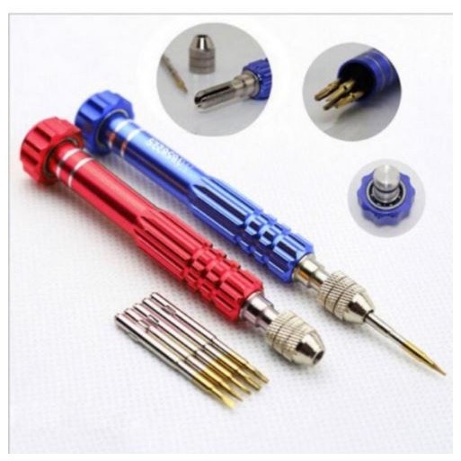 CHÍNH HÃNG  Tua Tô vít 5 trong 1 , 5 đầu ( 515 ) chuyên đầu sửa điện thoại Thông dụng