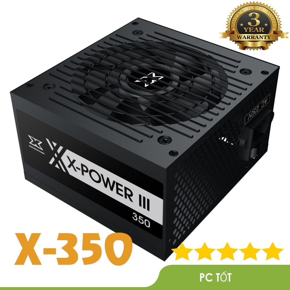 Nguồn máy tính XIGMATEK X-POWER III X-350 (EN45952) 250W - Phiên bản 2020