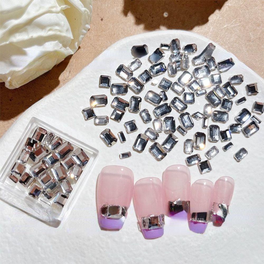 AROMA Phụ Kiện Đính Đá Lấp Lánh Trang Trí Móng Nghệ Thuật DIY